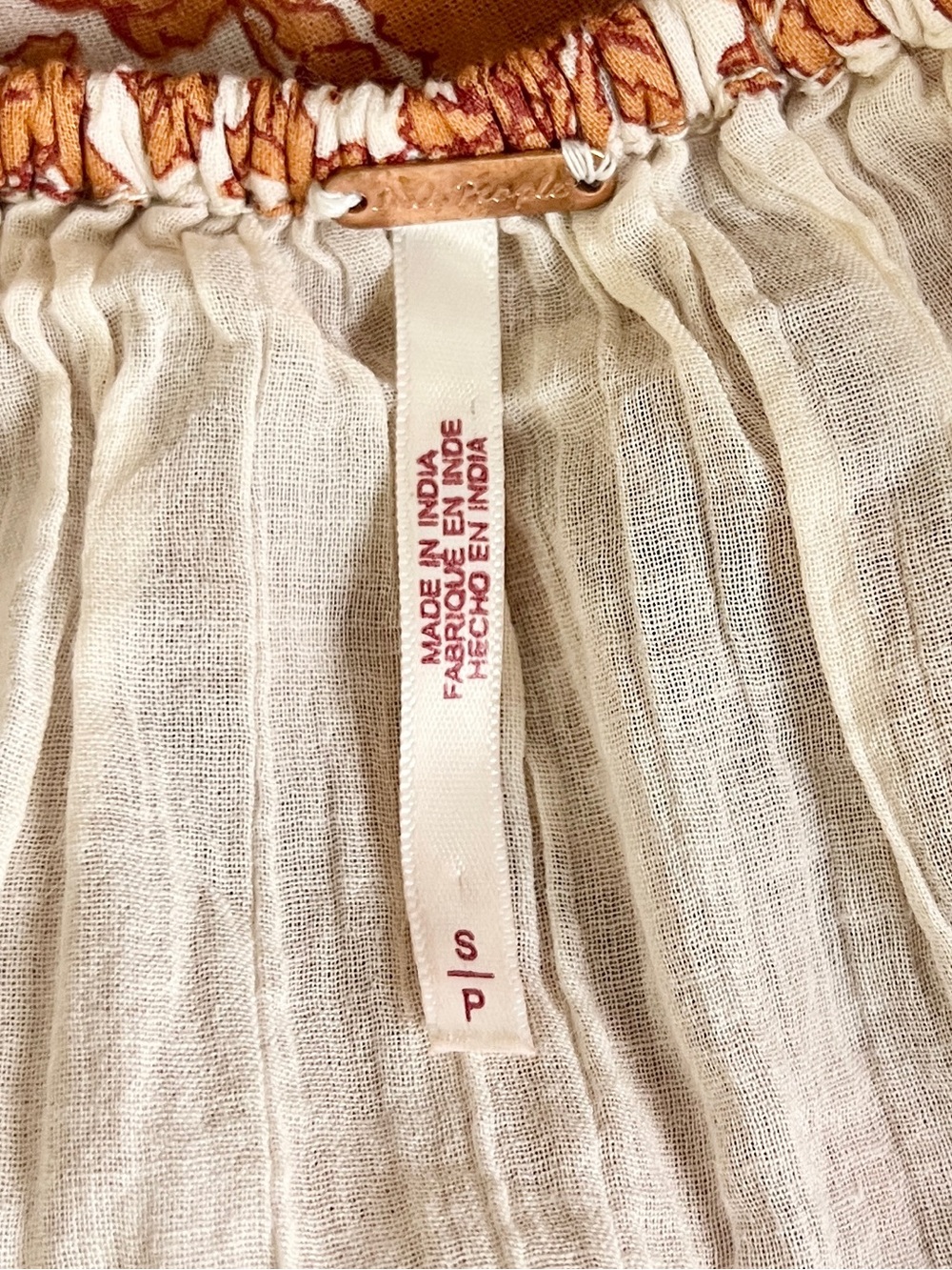 Free People Ultraviolet Dress in Tea Combo - sz S - Picture 12 of 14